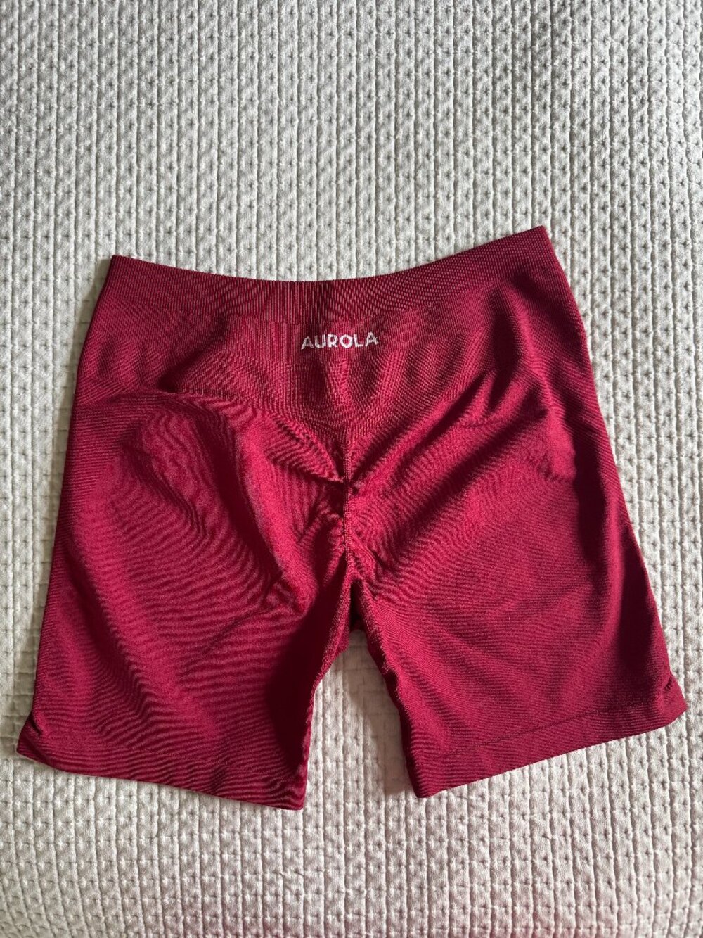 Aurola Athletic Shorts - Deep Red